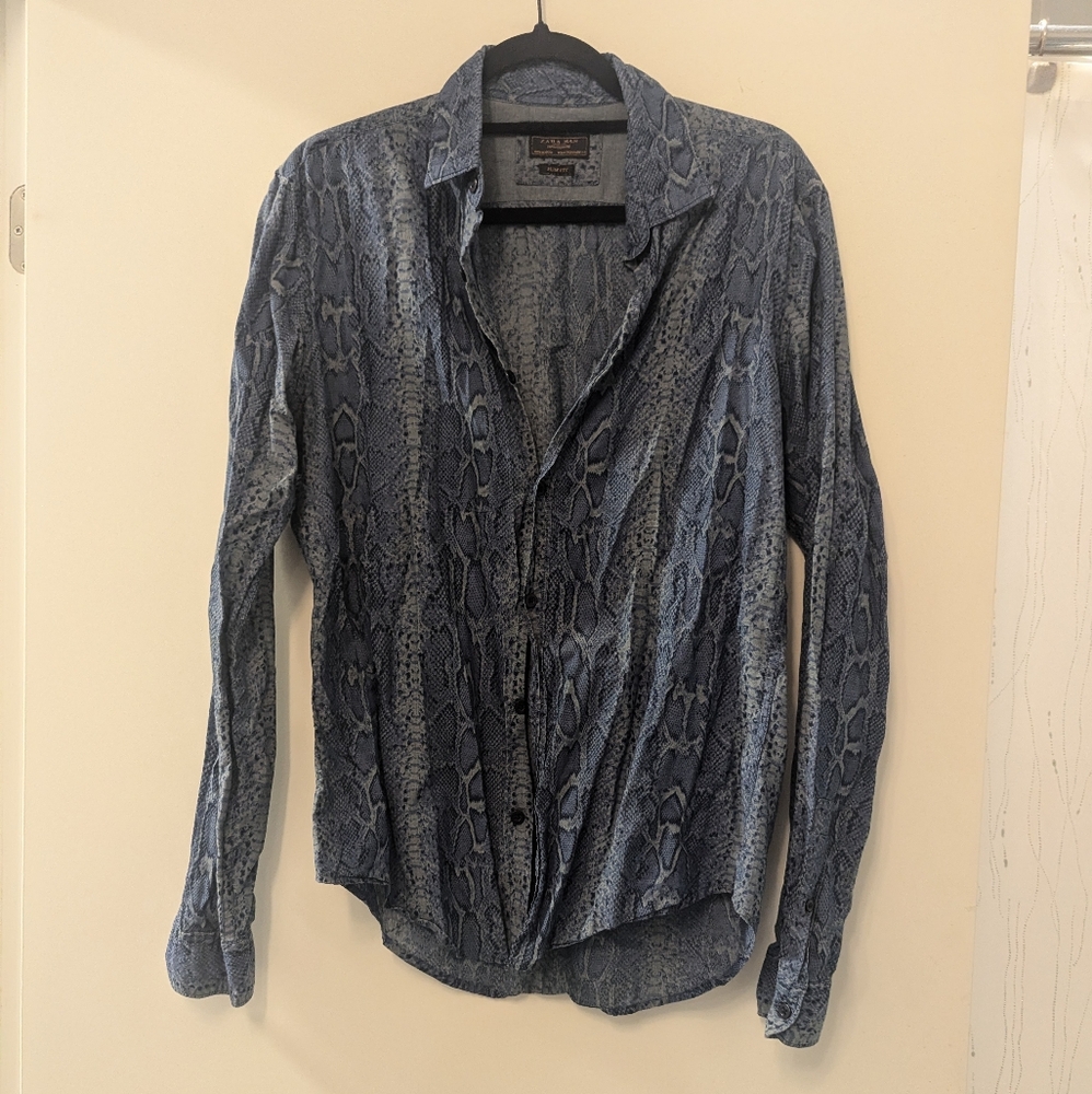 Zara Snake Skin Shirt